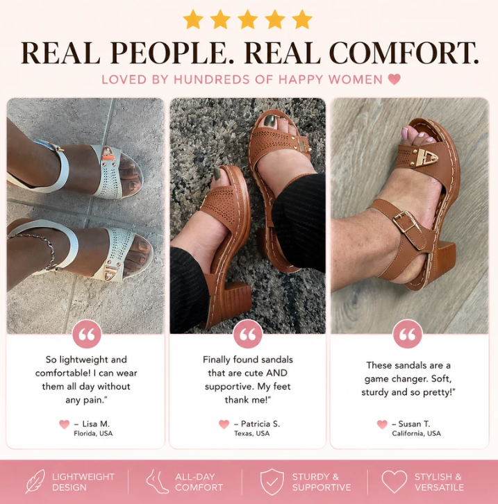 NVB™ Luna Block Heel Sandals