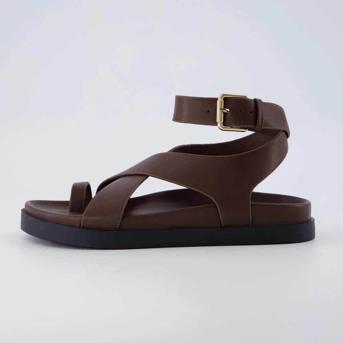 Cushionaire Entry Ankle Wrap Molded Footbed Sandals