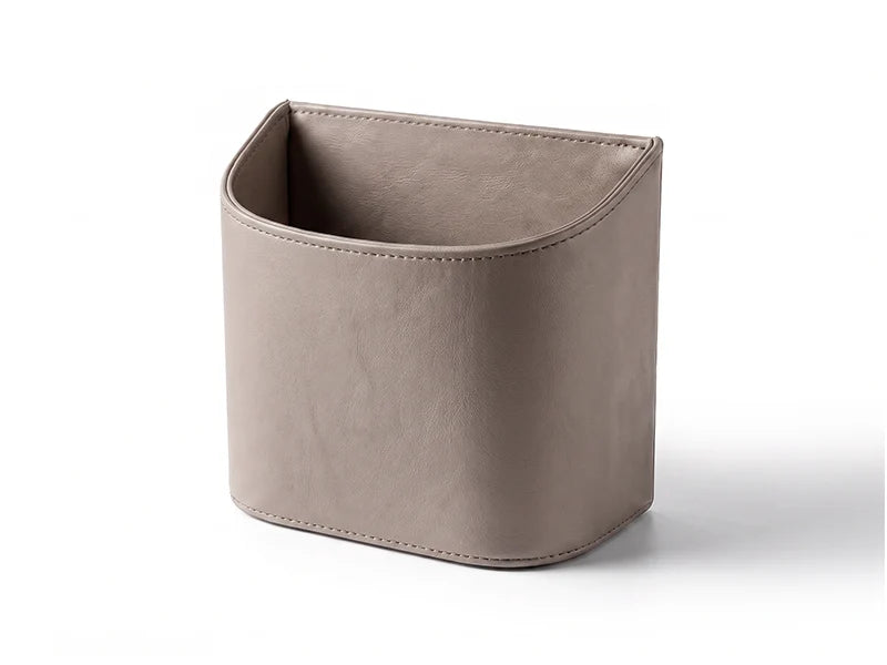 🚗🧺Clip-On PU Leather Car Cup Holder & Organizer