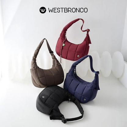 Women's Crescent Puffy Crossbody Bag