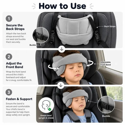 ✨Kids Car Seat Head Support Strap