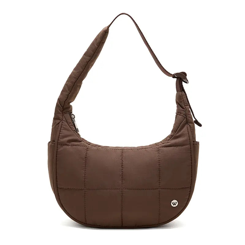 Women's Crescent Puffy Crossbody Bag
