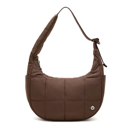 Women's Crescent Puffy Crossbody Bag