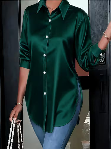 Elegant Collar Women's Blouse