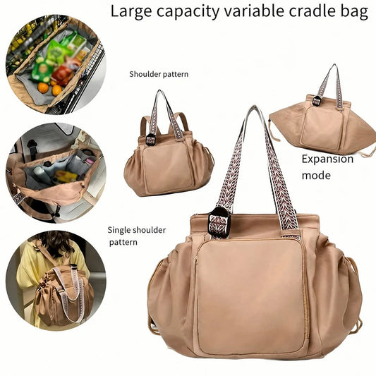 Multi-Pocket Water-Resistant Everyday Tote & Travel Bag