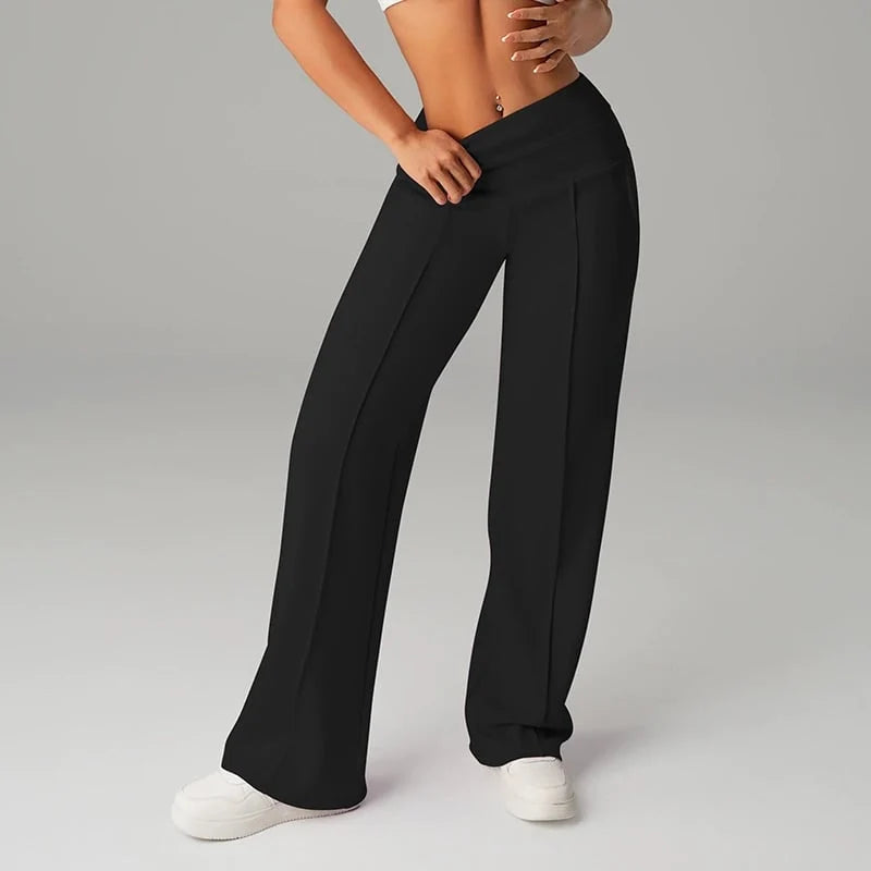 Women's Plain Loose Straight Leg Pants