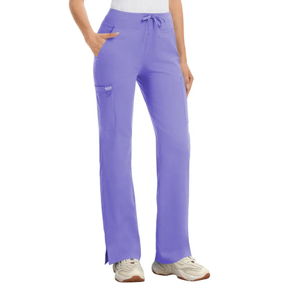 High Rise Yoga Scrub Pants Women