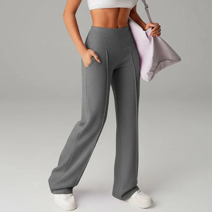 Women's Plain Loose Straight Leg Pants