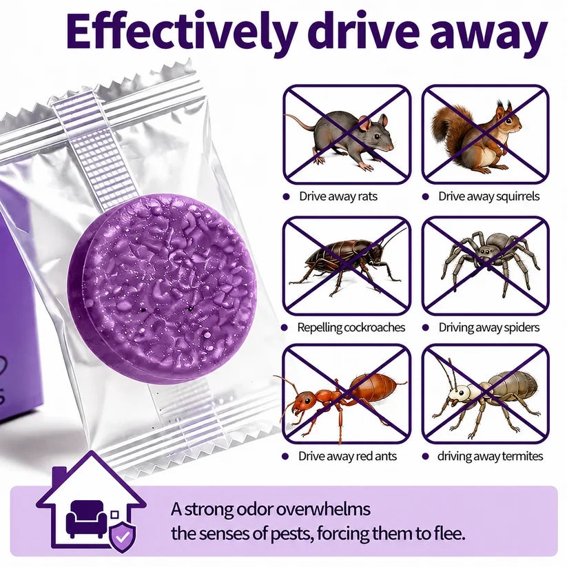 🐭 All-Natural Peppermint & Cinnamon Pest & Rodent Repellent Pucks 🕷️🐍