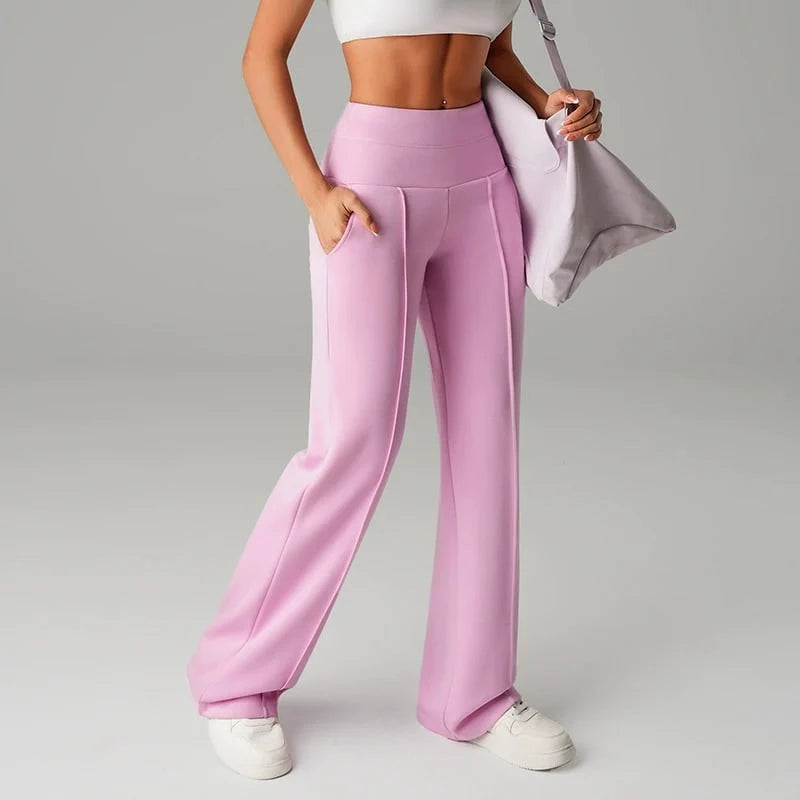 Women's Plain Loose Straight Leg Pants