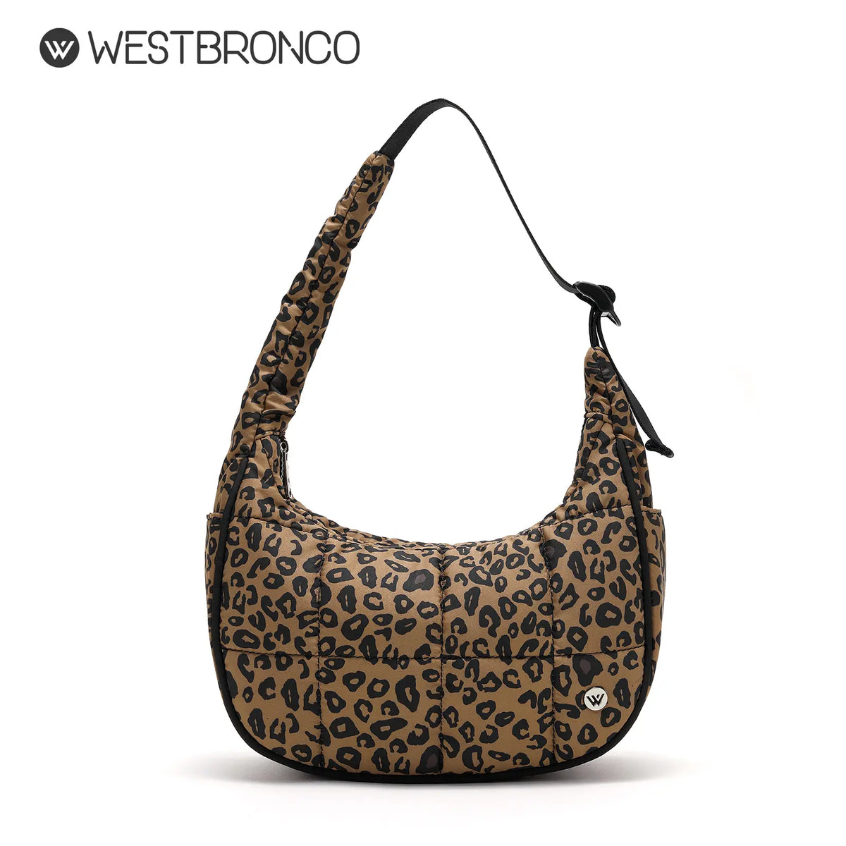 Women's Crescent Puffy Crossbody Bag