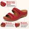 Women’s Orthopedic Support Sandals – Triple Arch Support & Contoured Footbed