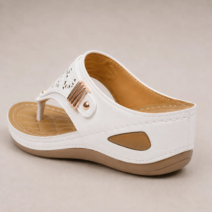 Orthopedic Walking Sandals for Women with Arch Support and Adjustable Straps