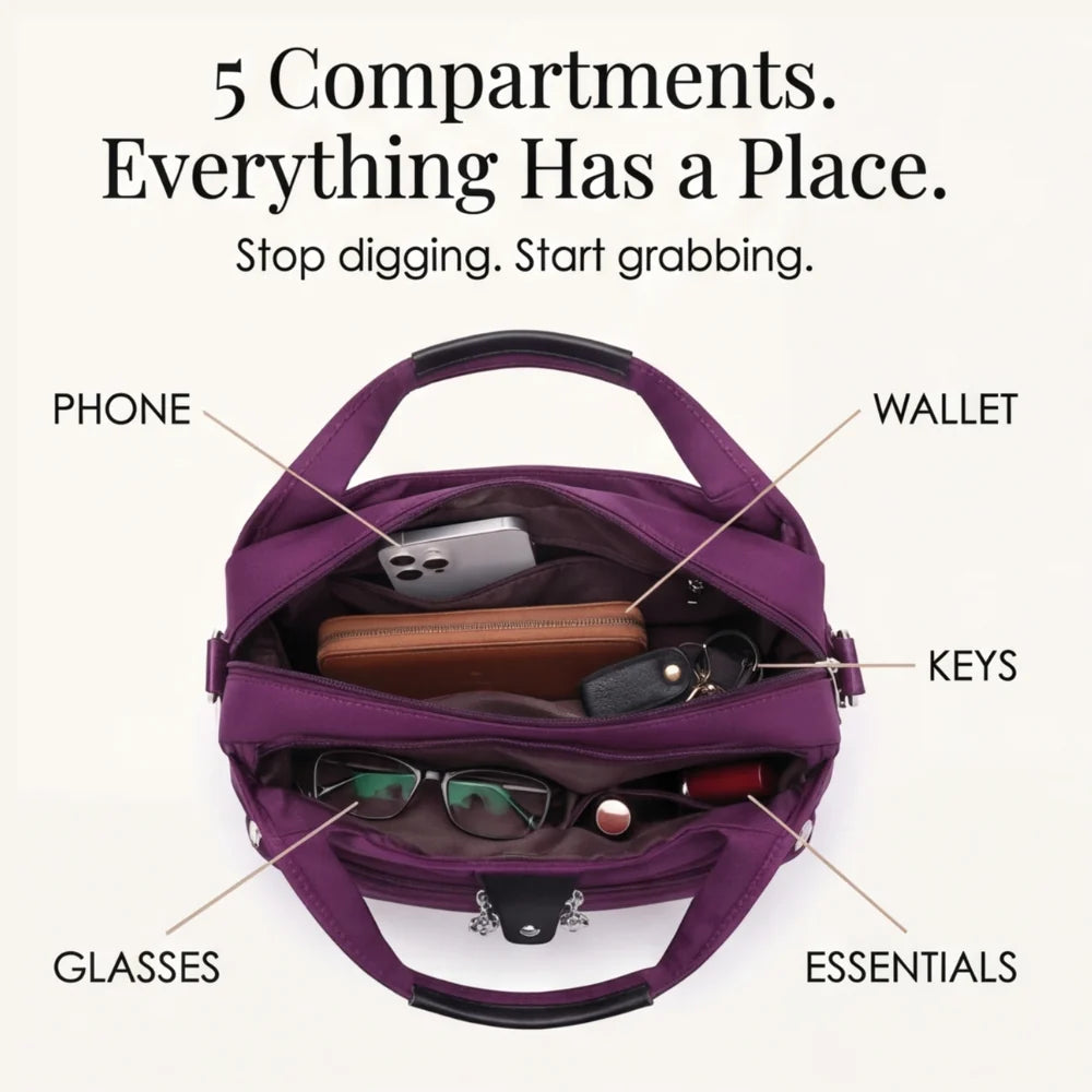 Multi Pocket Crossbody Bag