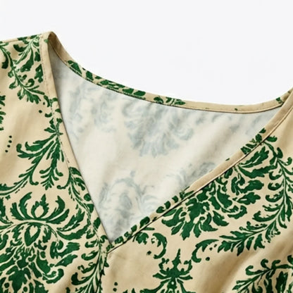 Women's Smocked Floral Maxi Dress