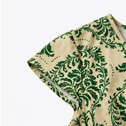 Women's Smocked Floral Maxi Dress