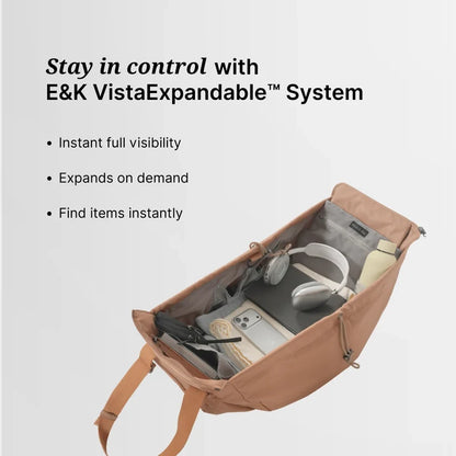 Multi-Pocket Water-Resistant Everyday Tote & Travel Bag