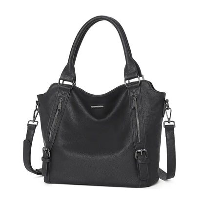 Women's Vegan Vintage Leather Laptop Tote Bag Everyday Use