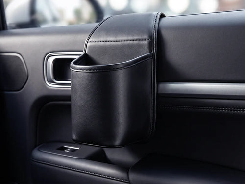 🚗🧺Clip-On PU Leather Car Cup Holder & Organizer