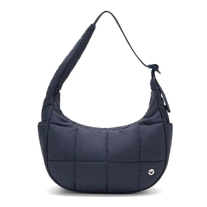 Women's Crescent Puffy Crossbody Bag