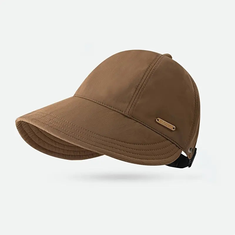 Women's Wide Brim Sun Visor Hat - UPF 50+