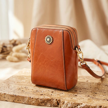 Time-Limited Offer: Women PU Leather Crossbody Phone Bag
