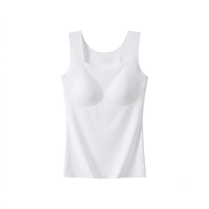 Whisper-Soft Seamless Bra 2-in-1 Camisole Band-Free Bra Tank