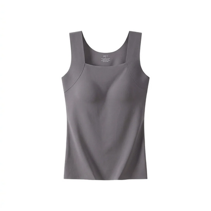 Whisper-Soft Seamless Bra 2-in-1 Camisole Band-Free Bra Tank