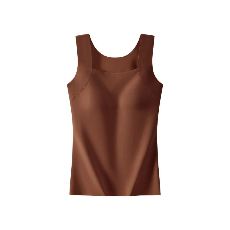 Whisper-Soft Seamless Bra 2-in-1 Camisole Band-Free Bra Tank