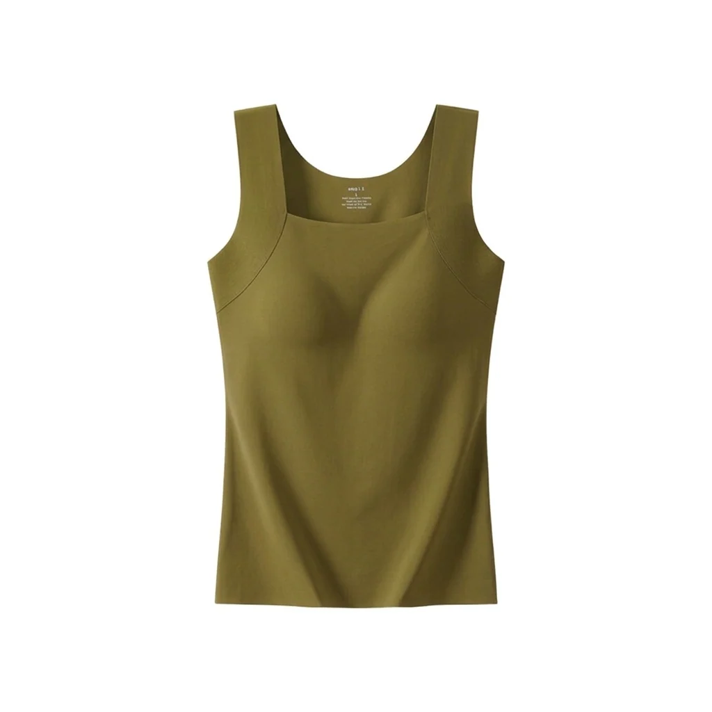 Whisper-Soft Seamless Bra 2-in-1 Camisole Band-Free Bra Tank