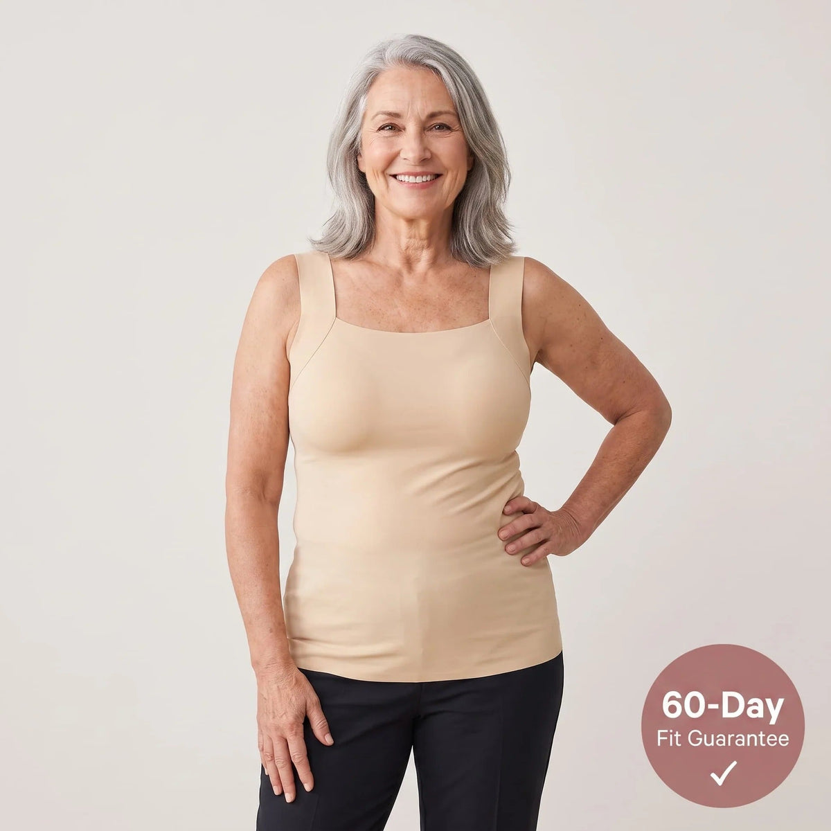 Whisper-Soft Seamless Bra 2-in-1 Camisole Band-Free Bra Tank