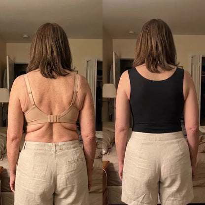 Whisper-Soft Seamless Bra 2-in-1 Camisole Band-Free Bra Tank