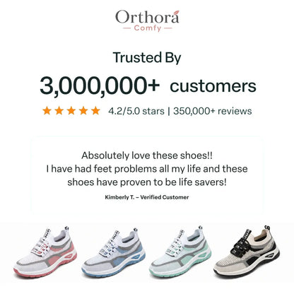 Comfy Arch Support Orthopedic Sneakers for Seniors