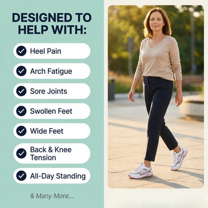 Comfy Arch Support Orthopedic Sneakers for Seniors