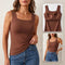Whisper-Soft Seamless Bra 2-in-1 Camisole Band-Free Bra Tank
