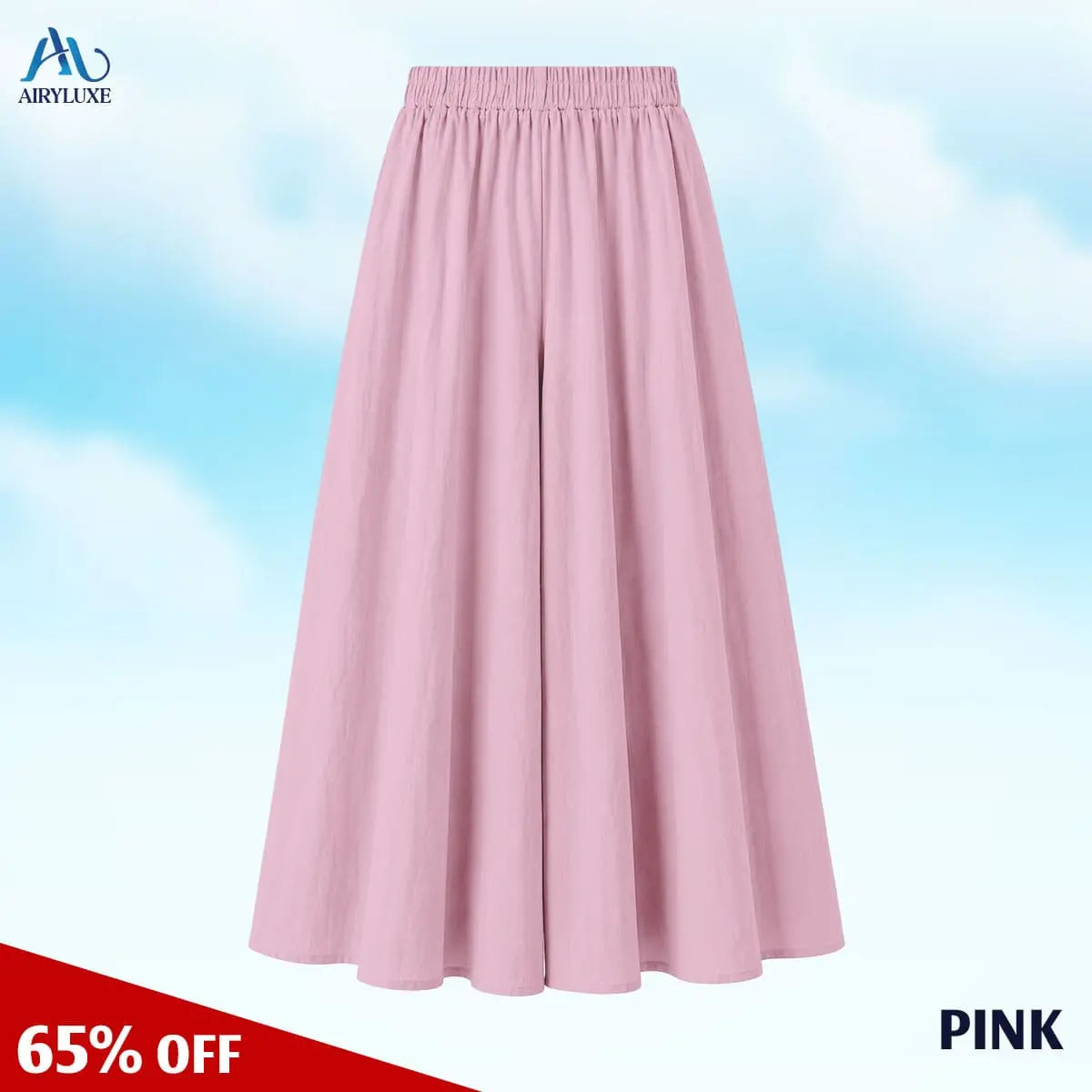 AiryLuxe - Women's Elegant Wide-Leg Skirt Pants