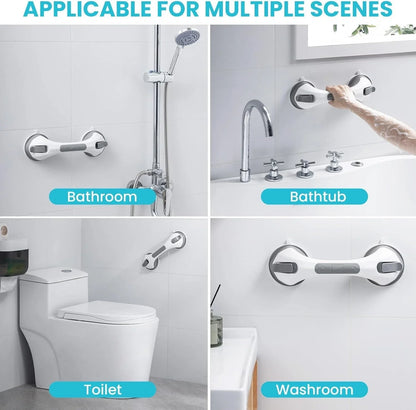 💥Last Day SALE Shower Grab Bars Suction No-Drill Bathroom Safety Handle