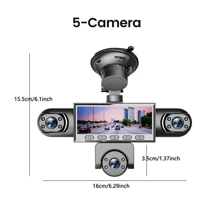 📹1080P Multi-Channel Dash Cam with Night Vision & Parking Monitor🚗