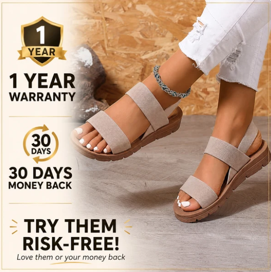 Mirelle™ Stretch Strap Walking Sandals
