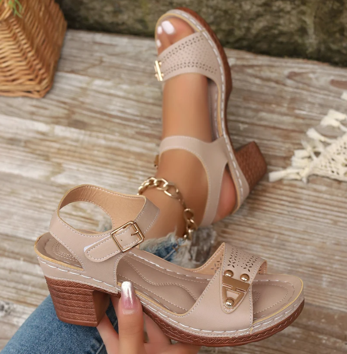 NVB™ Luna Block Heel Sandals