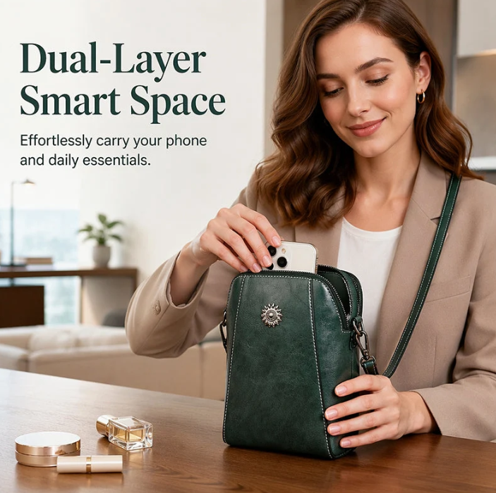 Time-Limited Offer: Women PU Leather Crossbody Phone Bag