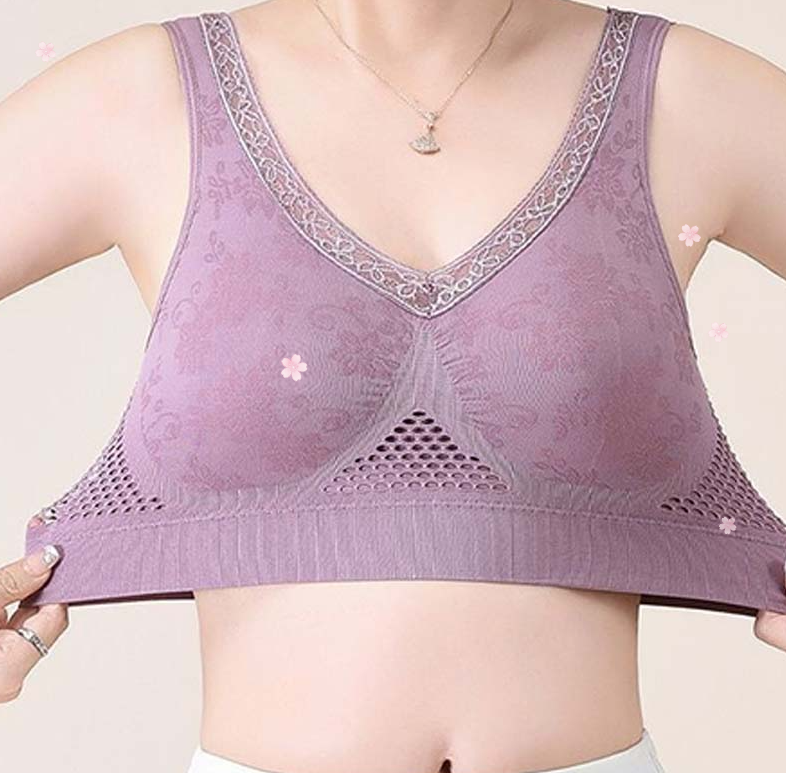 ⏳Limited-time special⏰Women's high-support lace wireless bra👙
