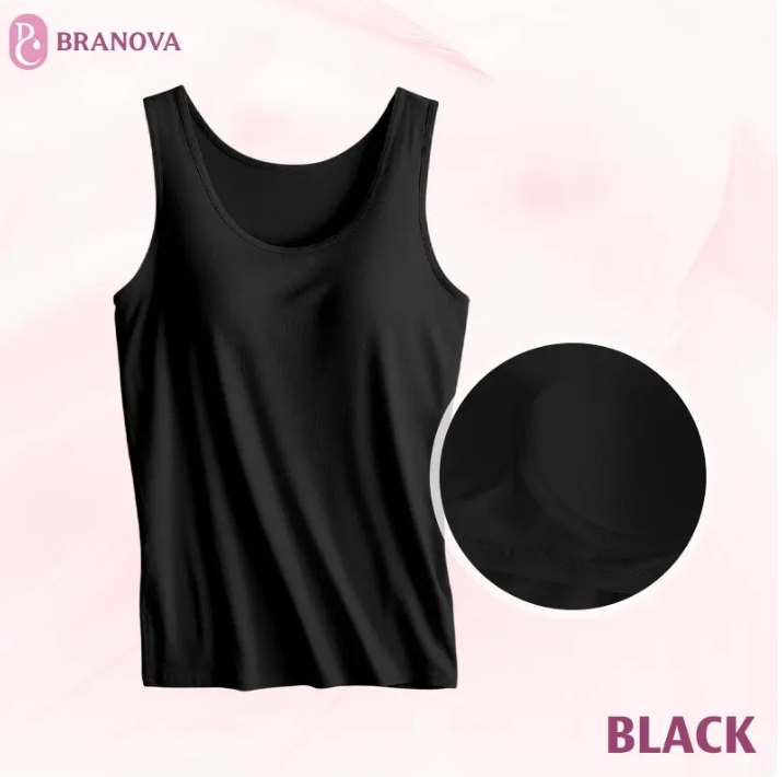 BraNova - Soft Built-In Bra Tank Top for Women