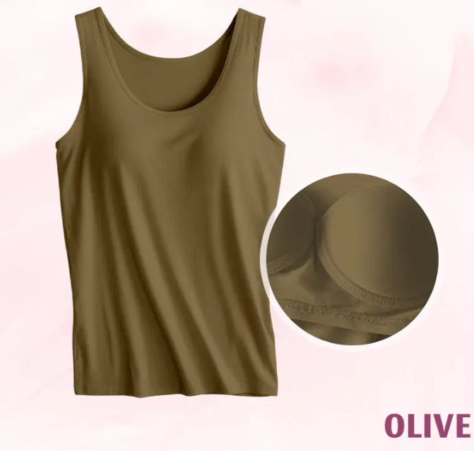 BraNova - Soft Built-In Bra Tank Top for Women