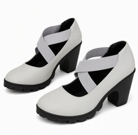 Grey PU Leather