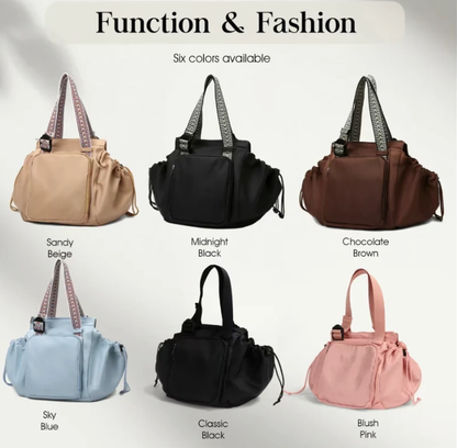 Multi-Pocket Water-Resistant Everyday Tote & Travel Bag