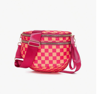Rose Orange Plaid
