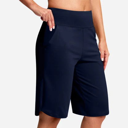 ⏰Hot sale 50% OFF🔥Women's High-Waist Yoga Shorts with Pockets
