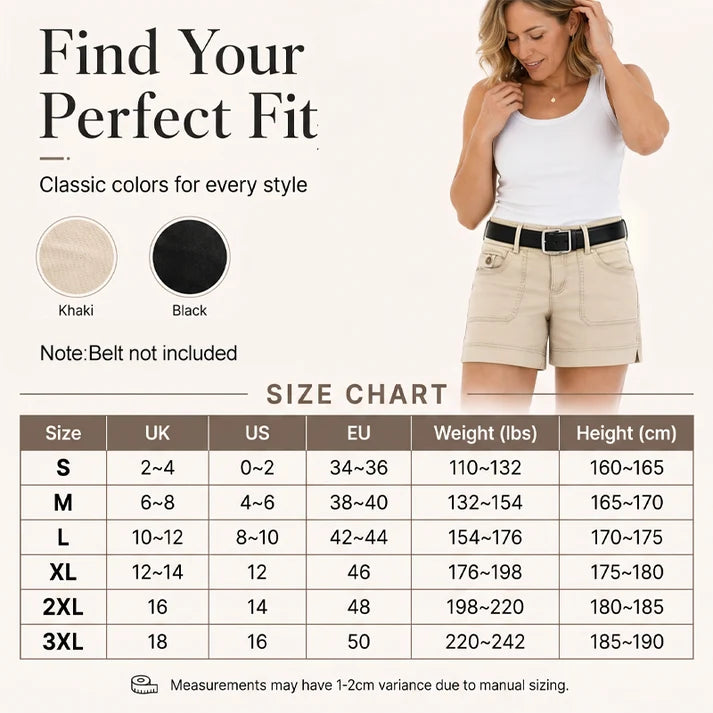 📢📢50% OFF !! ⏰Women's Casual Stretch Shorts with Utility Pockets