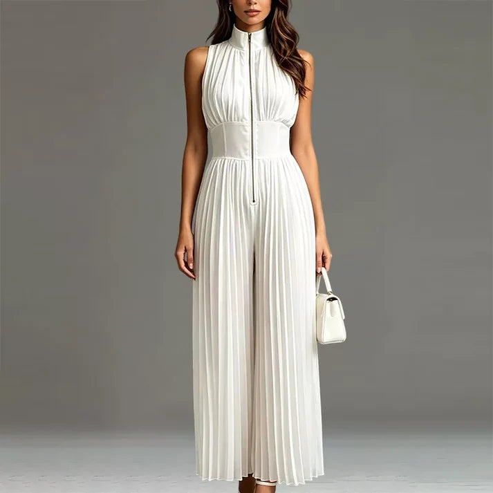 ⏳🔥LIMITED-TIME 50% OFF! ⏰Flowing Pleated Jumpsuit